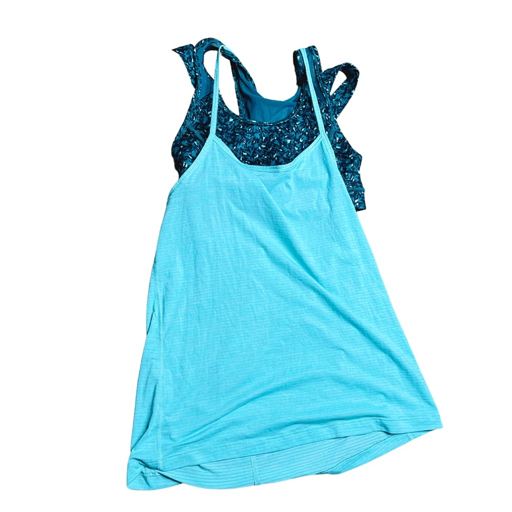 Lululemon Teal Tank Top w/ Built In Bra | SZ 4